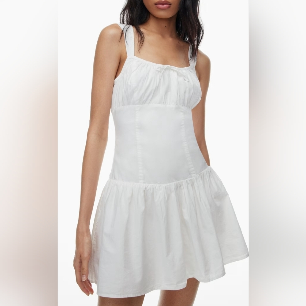 Aritzia STRUDEL POPLIN DRESS  L